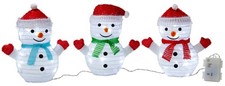 LED Weihnachtsfiguren Set: 3