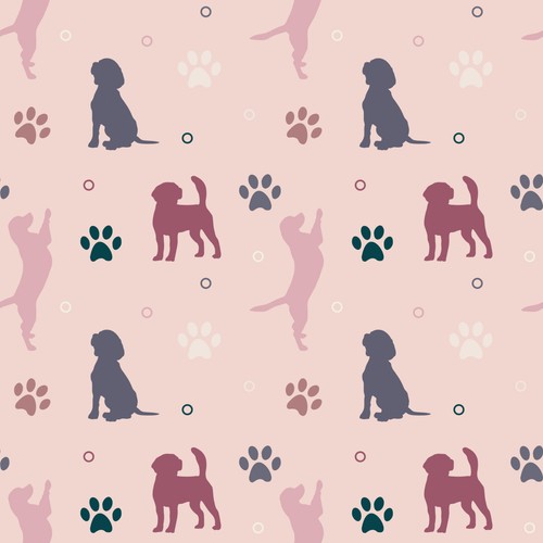 Baumwolle canvas hunde - baumwolle,