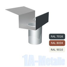 Kastenrinne Aluminium Winkelblech Regenrinne Alu Dachblech RAL Farben Rinne R