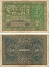 Geldscheine Reichsmark Auswahl