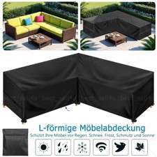 Lounge Set Schutzhülle L Form Sofa Abdeckung Abdeckhaube Gartenmöbel Abdeckplane