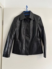 Lederjacke Lederblazer schwarz Echtleder ca Gr. 38 neu