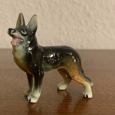 Schäferhund Porzellanfigur