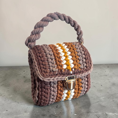 Gehäkelte handtasche bunte - handtasche,