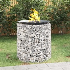 Gabionen feuerstelle gabione - feuerstelle,