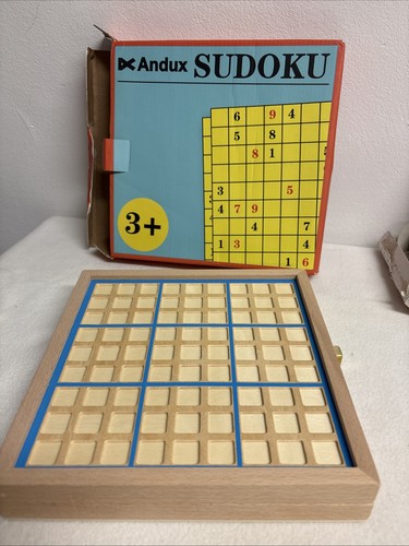 Andux sudoku holzkasten - sudoku,
