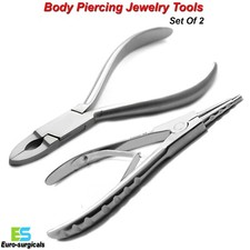 Tattoo Körper Piercing Zange Set Ring Öffnen & Schließen Schmuck Arty Tools Set