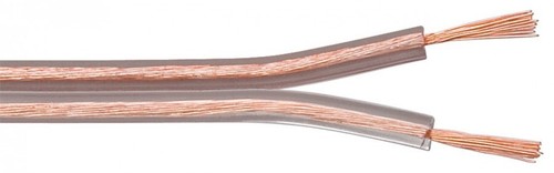 Lautsprecherkabel transparent