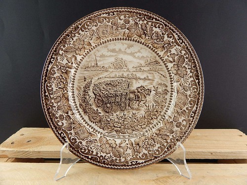Vintage gerade keramik druck - gerade,