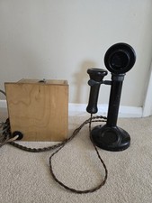 Vintage Kerzenständer Telefon