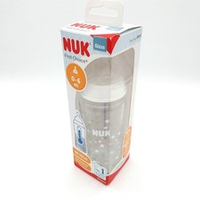 NUK First Choice+ Glasflasche 0 6 Monate Temperaturkontrolle Sauger aus Saugflas