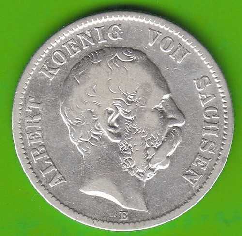 Münze silber sachsen mark - sachsen,