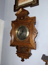 Lorenz Furtwängler und Söhne Wanduhr Uhr Nussbaum um 1880