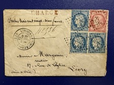 Frankreich 1872 Chargé-Brief