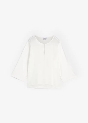 Shirt mit seidenanteil und - shirt,