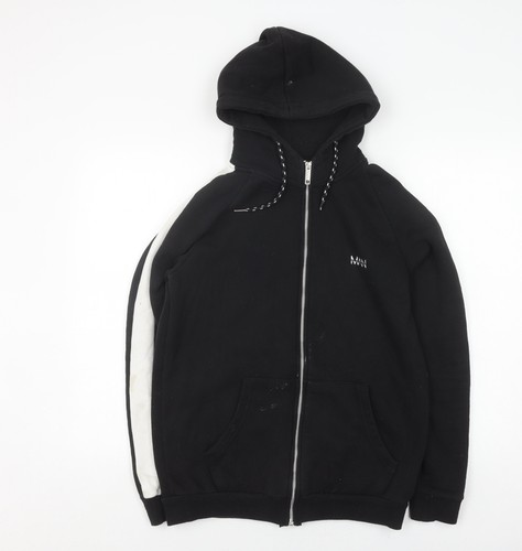 Schwarzer hoodie mit - schwarzer,