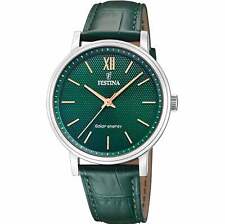 Festina F20660/5 Herren Solarenergie Lederarmbanduhr