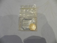 1 DM vergoldet mit Zertifikat