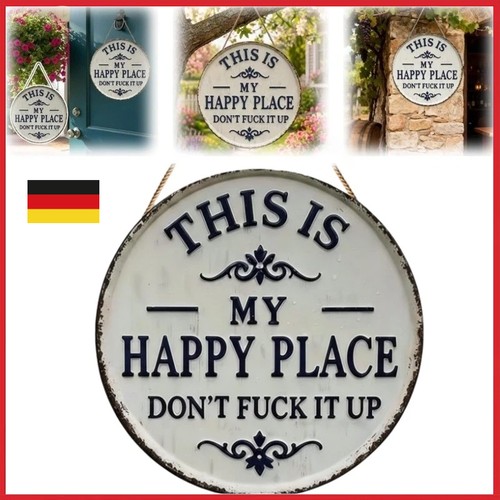 Funny garden metal sign this - garden,