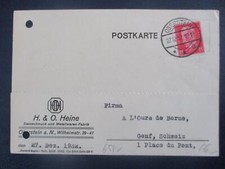 (Y492) Postkarte H. & O. Heine, Steinschmuck, Oberstein 1932