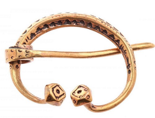 Wikinger ringfibel bronze - ringfibel,