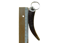 Schlüsselanhänger, Geweih Reh, Schlüsselring, Unikat, dunkel, Jäger Horn, OOAK