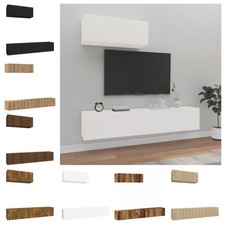 3-tlg. TV-Schrank-Set Schwarz