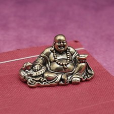Lachender Buddha Figur Massiv