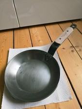 de Buyer Mineral B Element Runde Bratpfanne Eisenpfanne B Bois 20cm