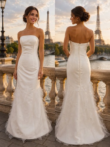 Brautkleid fit and flare - flare, gr