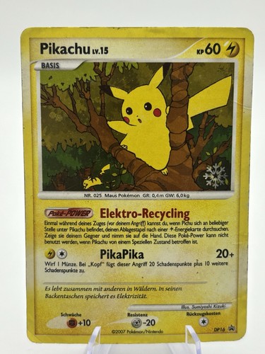 Pokémon karte pikachu holo - -,