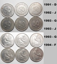 50 Pfennig BRD 1991 bis 1994