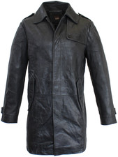 Herren Ledermantel Gehrock