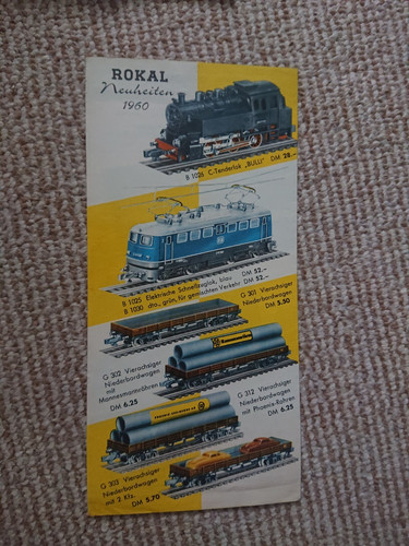 Rokal neuheiten 1960 faltblatt - rokal,