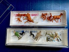 MERTEN BOX Konvolut Modellbaufiguren HO, (Im Wald),  TOP ZUSTAND