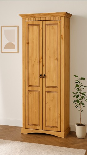 Dielenschrank kiefer massiv - dielenschrank,