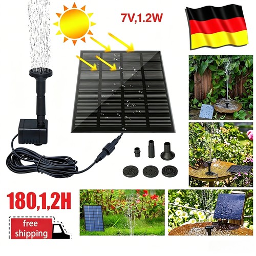 Neu solar pumpe teichpumpe - solar,