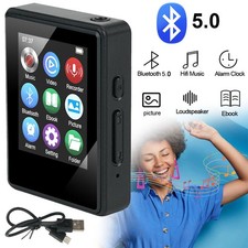 MP4 Player, Mini Touchscreen Bluetooth 5.0 MP4 Musik Spieler Video Player E-Book