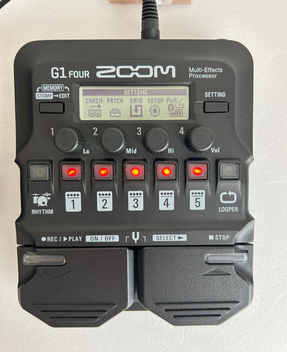 Zoom four gitarre - four, e-gitarre