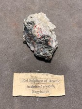 Realgar quarz rumänien - realgar,,