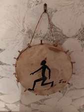 Afrikanische Schamanentrommel Handtrommel gebraucht