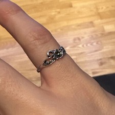 Silber Optik Ring Modeschmuck