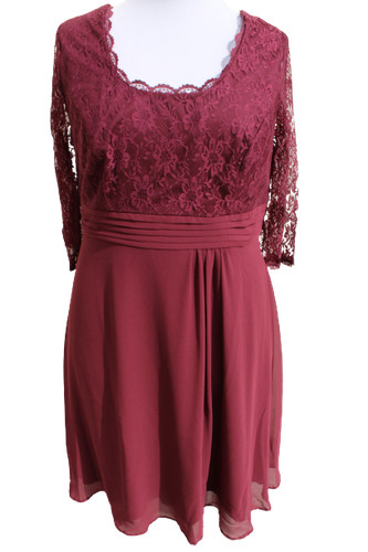 Sheego kleid rot große - rot,