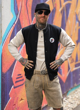 Hirschlederhose Herren kurz