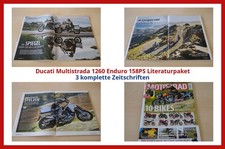 Ducati Multistrada 1260 Enduro 158PS Literaturpaket - 3 komplette Zeitschriften