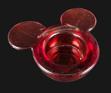 Leonardo Disney Teelichthalter - Mickey Mouse Silhouette - Rot - 1990er