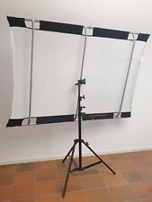SUN-BOUNCER PRO – Profi Kit – Rahmen, Reflektor Silber, Lightstand, GripHead...
