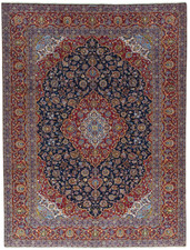 Perserteppich Kashan Kork 390 x 295 cm Signierter Orientteppich Top Zustand