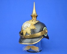 Pickelhaube eines sächsischen Landwehr-Offiziers (Saxony Landwehr Officer)