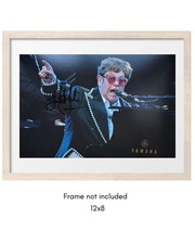 Elton John handsigniertes Foto